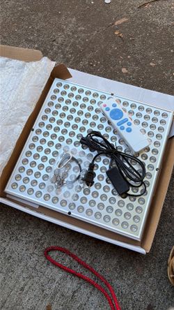 You can put these are lights to grow plants I got four of them brand new in the box in your house and your room or wherever you wanna put it them in y