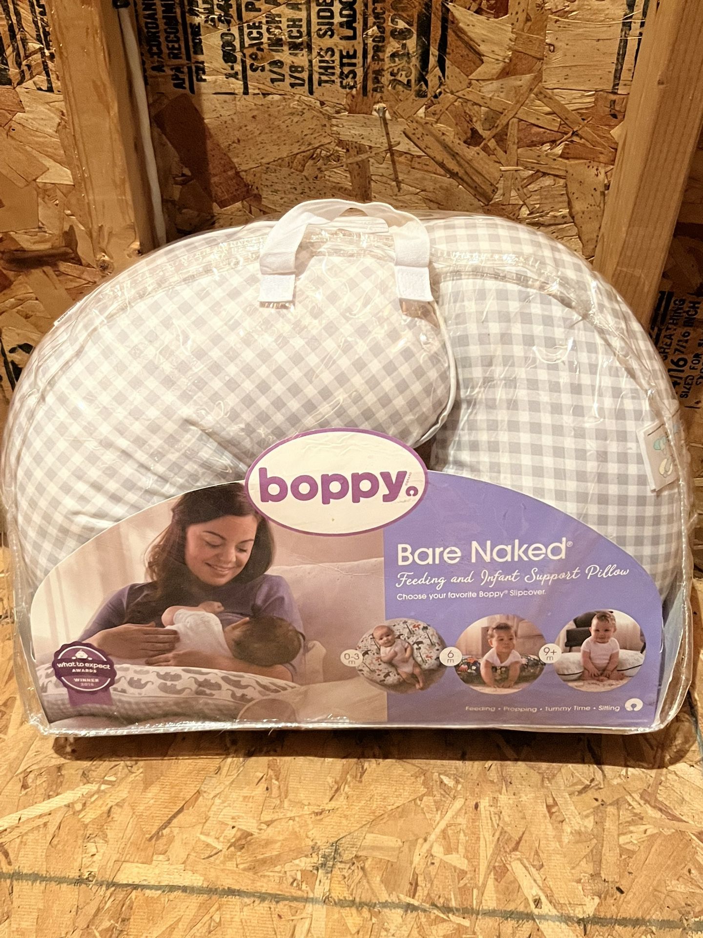 Boppy Nursing Pillow Bare Naked Original Support.