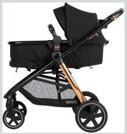 Maxi-Cosi Zelia_ Luxe 5-in-1 Modular Travel System, Choose Between 5 Modes of use: