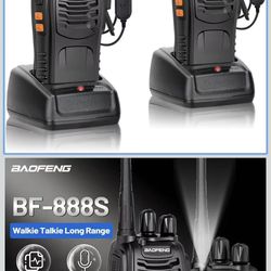 Walkie Talkies Long Range for Adults，radios Rechargeable walkie talkies with Earpieces 2 Way Radios UHF Handheld Transceiver Walky Talky Copy Frequenc