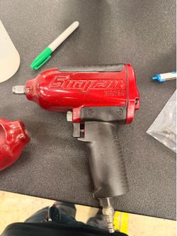1/2" Drive Heavy-Duty Pinned Anvil Air Impact Wrench (Red)