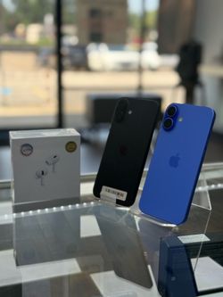 iPhone 16+ Free AirPods w purchase