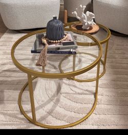 Gold Nesting Table
