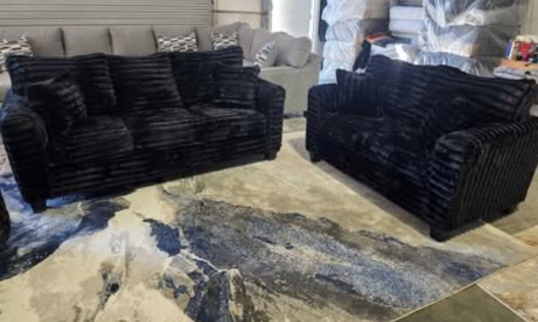 SUPER DEAL! Brand New Byers Market FLUFFY Sofa/Loveseat Sets (TAX INCLUDED) 4 colors available!