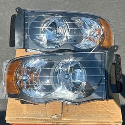 02-05 Dodge Ram Headlights Faros Calaveras Micas Luces