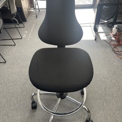 Tall Rolling Office Chair/ Bar Stool