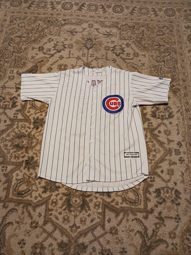 Kris Bryant Jersey Cubs #17 Youth Size Medium MLB Majestic Coolbase Stitched
