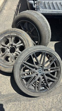 .  Two 18. One 17.  No Tires 