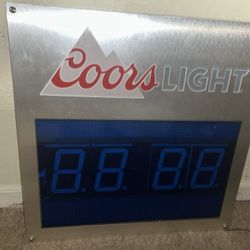Coors Light Sign Board LED