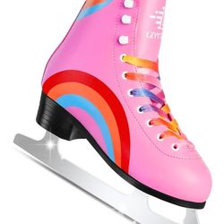 Levy temp Women's/Girls Figure Ice Skates Size 8
