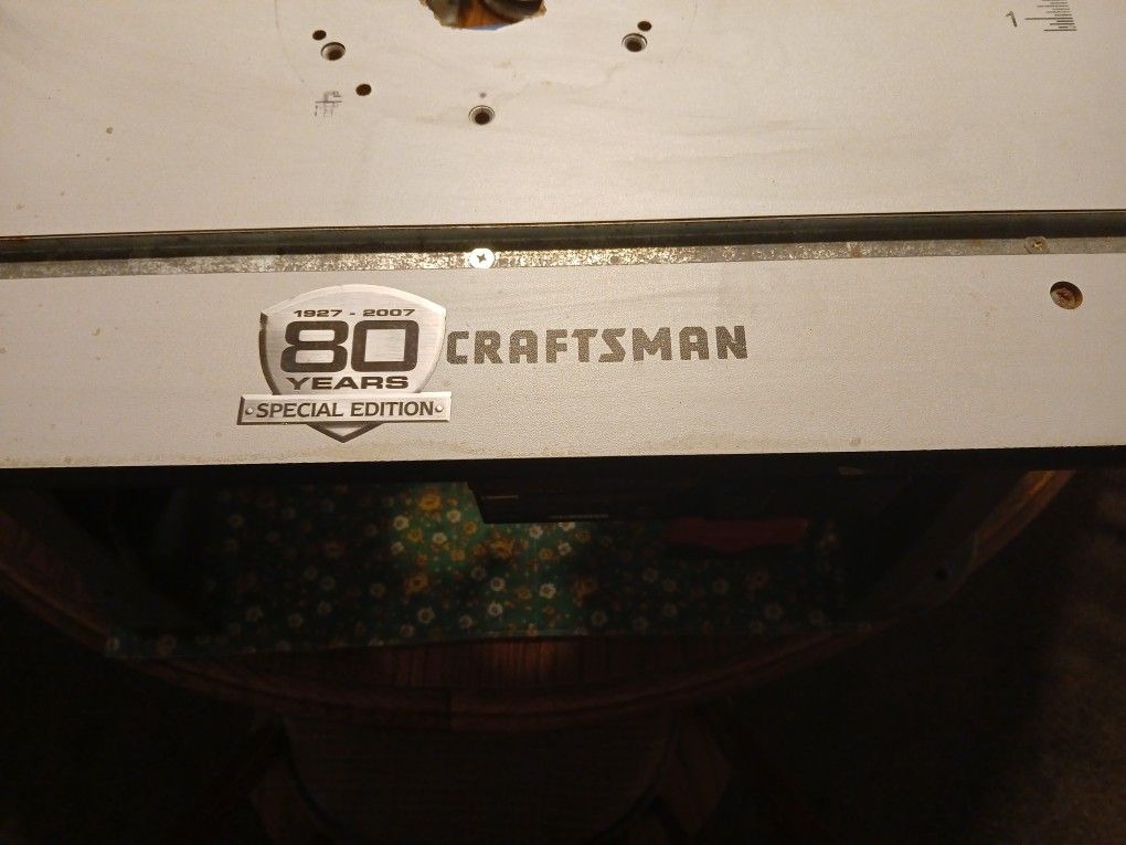 Craftsman Router Table