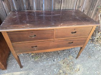 Vintage Solid Wood Dresser
