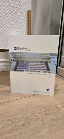Brand New Financial Advisor Securities Series 7 Course Textbook & Exam. Financial Planner