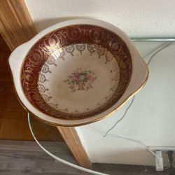 Vintage Flower Plate
