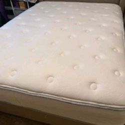 Queen Sealy Posturpedic Bed- Box Spring & Bed Frame Optional 
