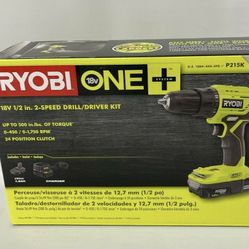 Ryobi Cordless Drill Driver & LED Light Bundle 