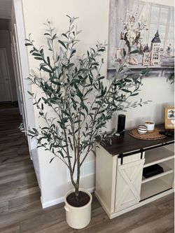 Faux olive tree