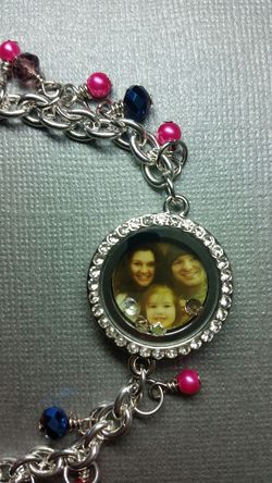 Personalized Locket Beaded Bracelets