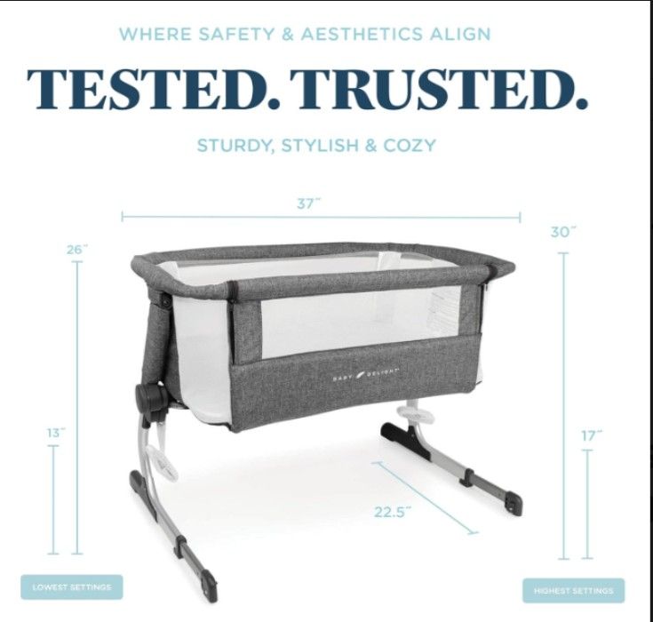 Baby Delight Beside Me Dreamer Bassinet & Bedside Sleeper – BD06040