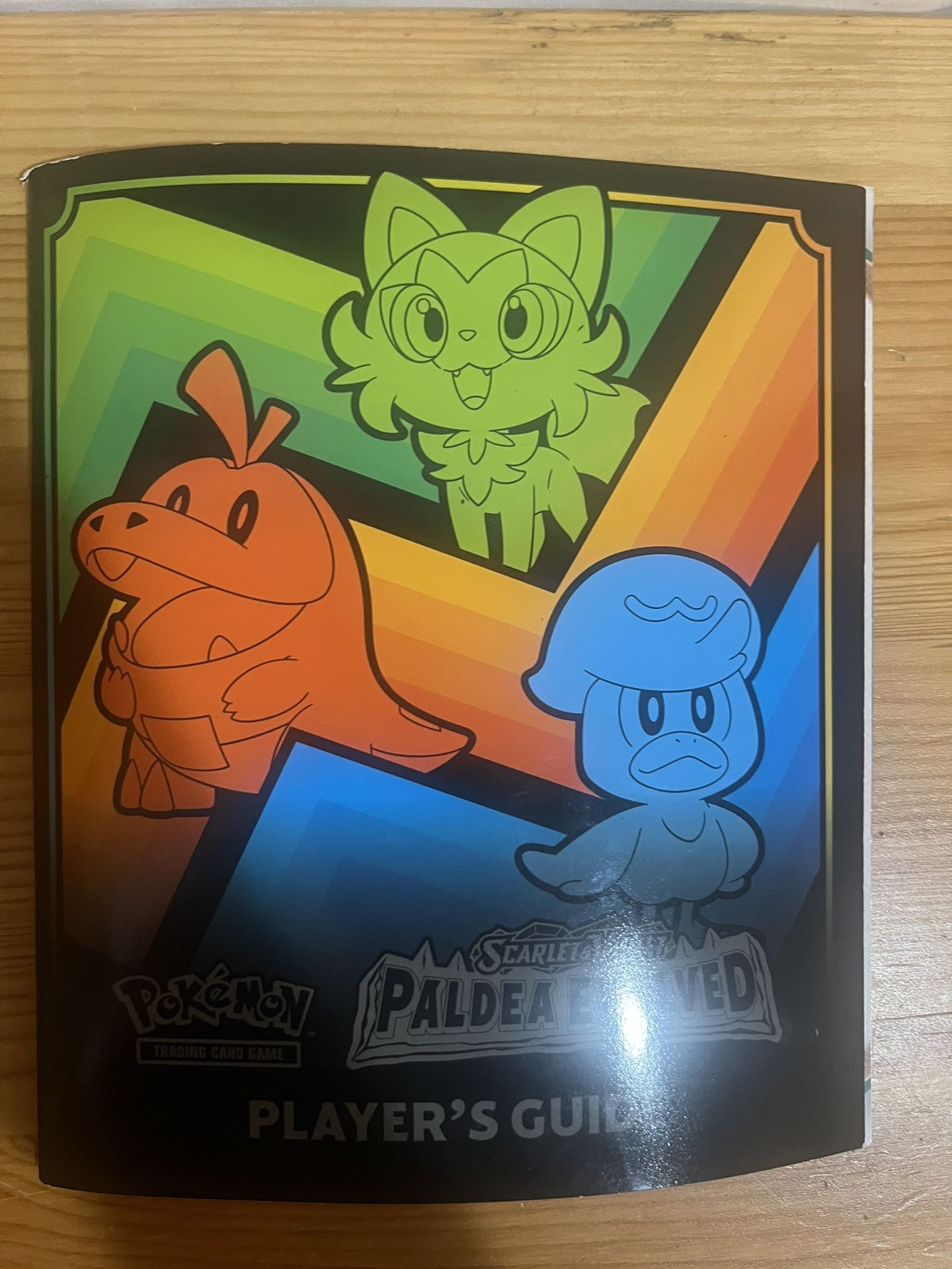 Pokemon Paldea Evolved Player’s Guide Book from ETB Elite Trainer Box Good Condition $5 Meet Up In Irving @dfwgoods 