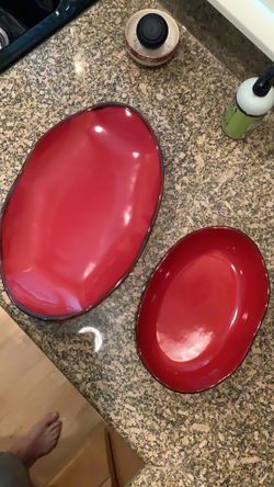 Southern living bowl and platter