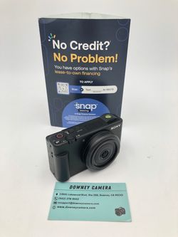 Pre-owned Sony ZV-1F Compact Vlog Camera Black