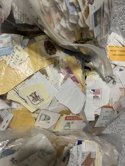 Used Off Paper Stamps 1 Pound 