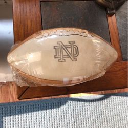 1963 Notre Dame Autographed Football 