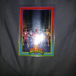 The morphin power rangers #1 Holo Extra Rare 1994 Saban