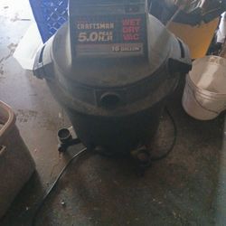 Craftsman 5 Horsepower 16 Gallon Wet Dry Vac