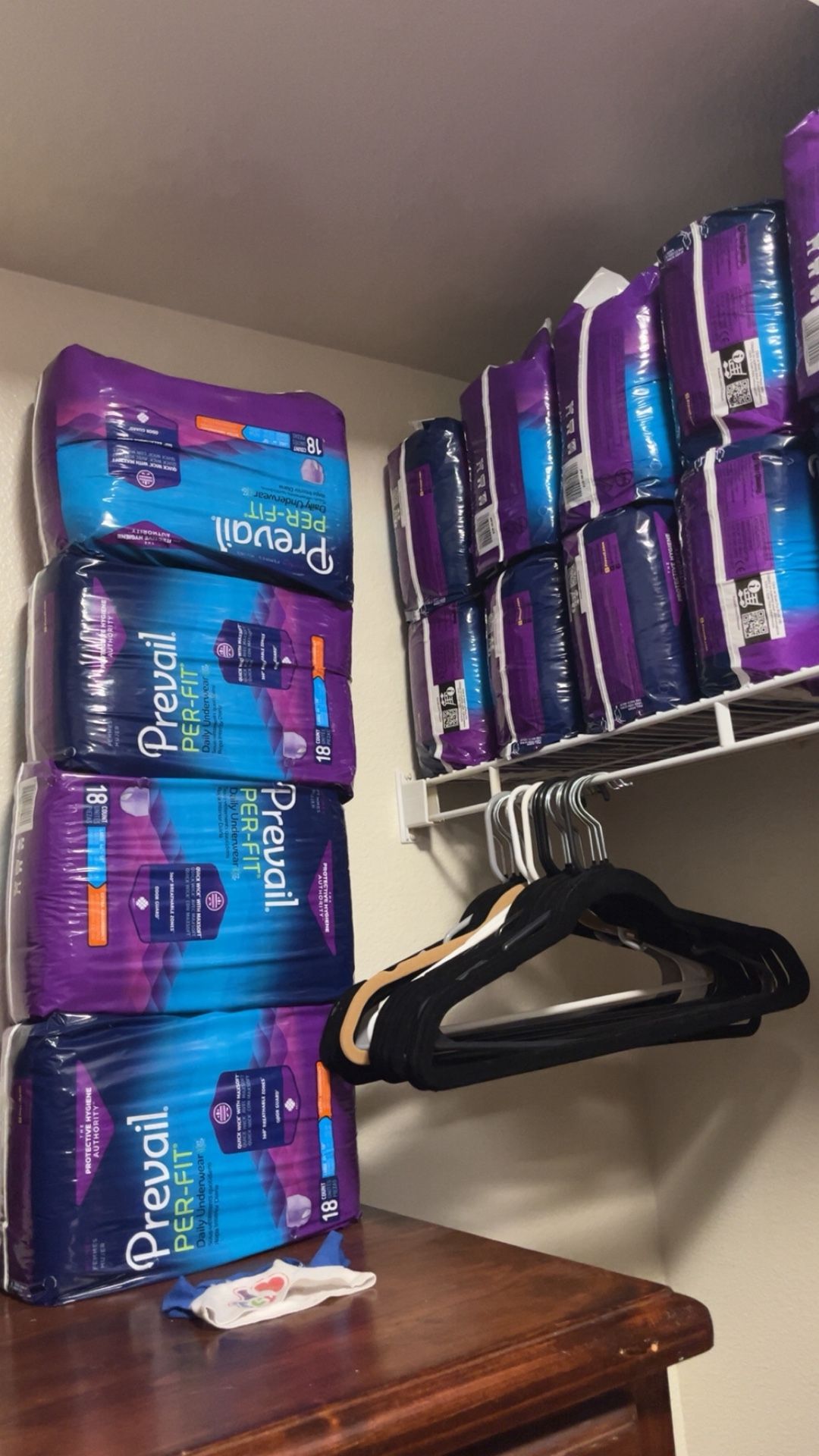 Prevail Pre-fit Large Diapers