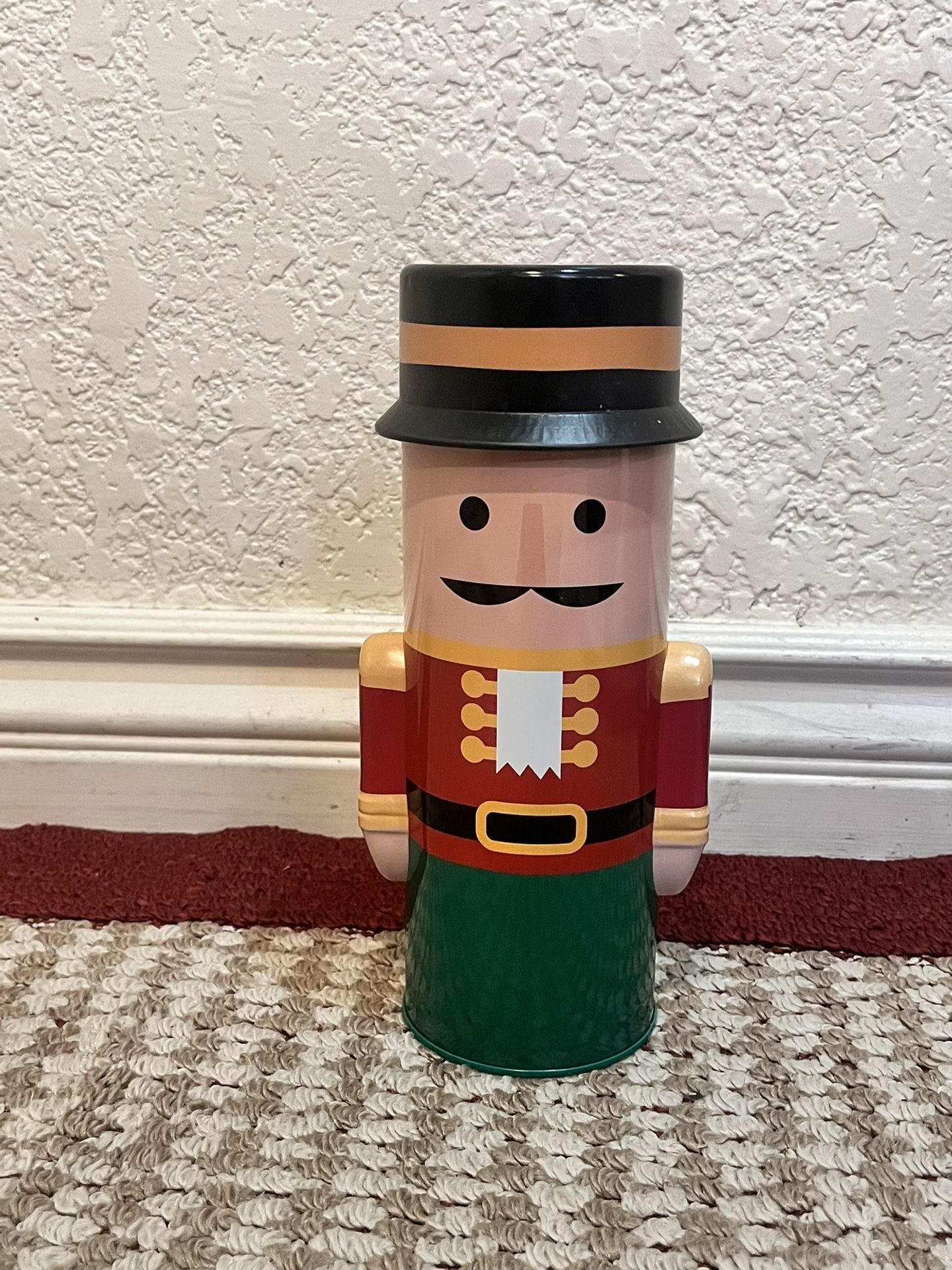 Nutcracker Decorative Tin