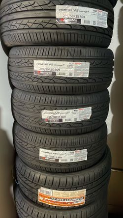 Set of 4 New Tires 205/50r15 Hankook includes instalation and balance