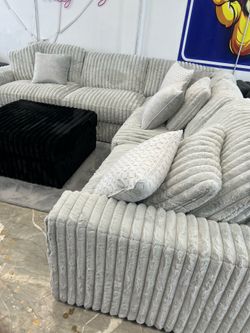 Stunning cozy stylish sectional