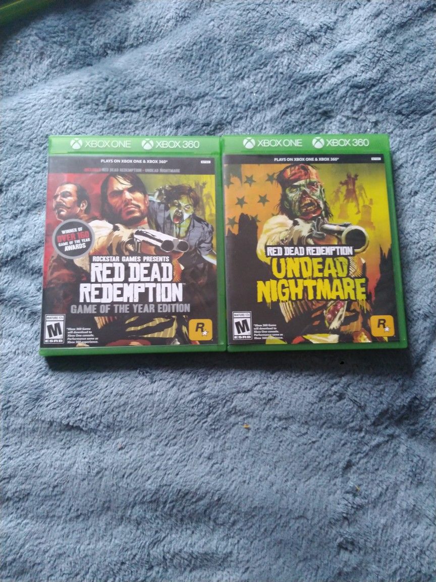 Xbox/ Xbox 360 Red Dead Redemption Goty/ Undead Nightmare