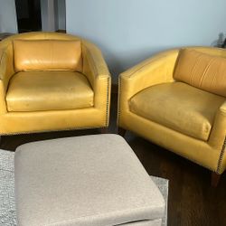 Leather sofa