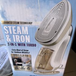 Conair steam and iron 2 in 1 with turbo