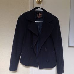 Navy Blue Peacoat Blazer xs