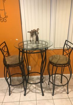 Dining room table and chairs
