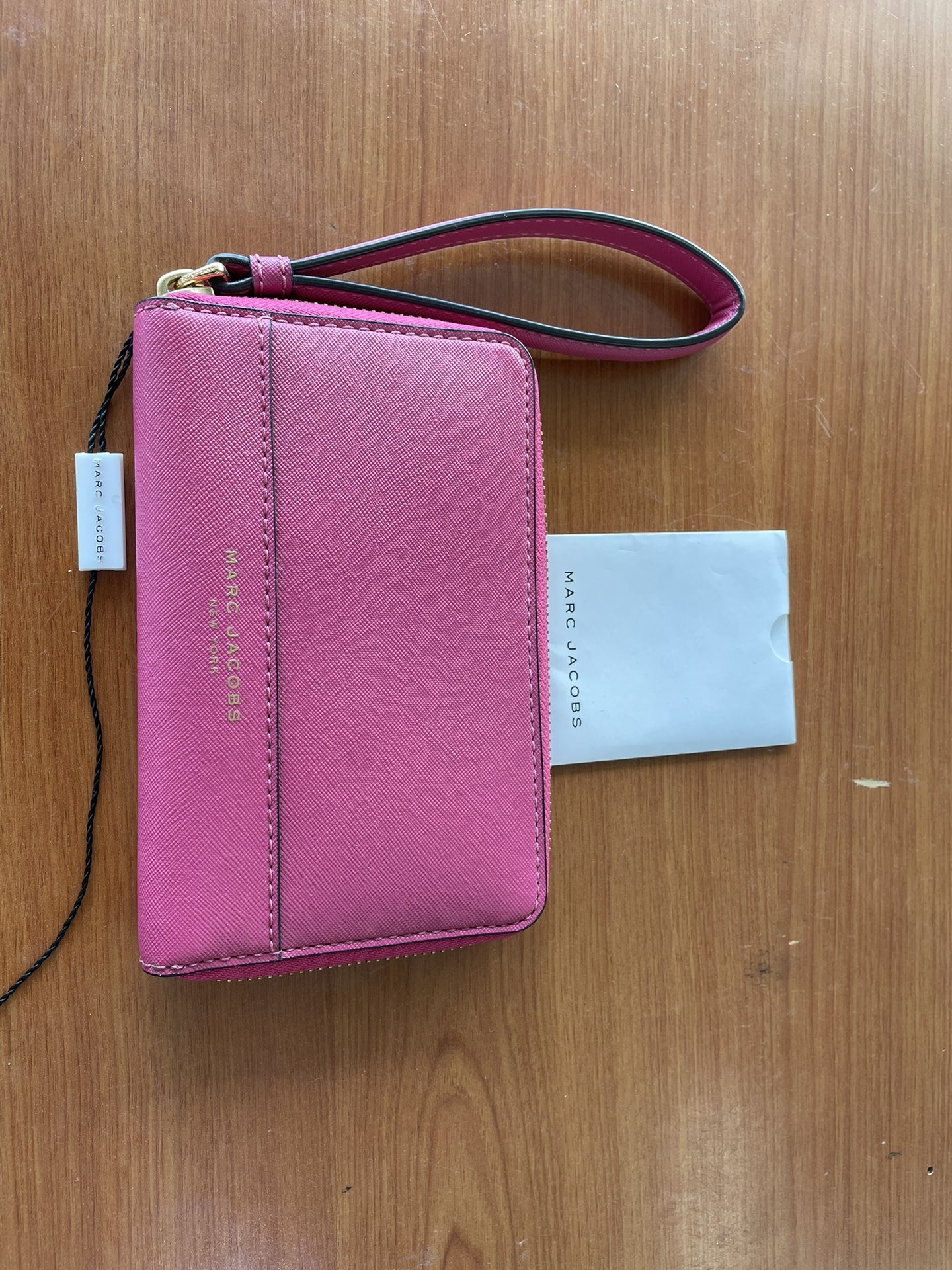 Marc Jacobs Pink Wristlet Wallet