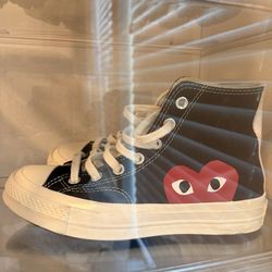 Converse Comme des Garcons Size 7 Good as New