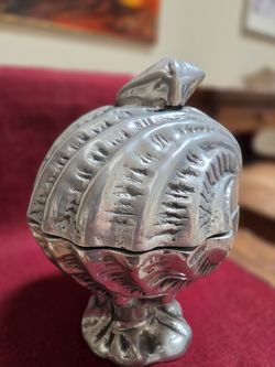 Moving Sale - Vintage Lilkril Pewter Trinket Box – Made in Mexico