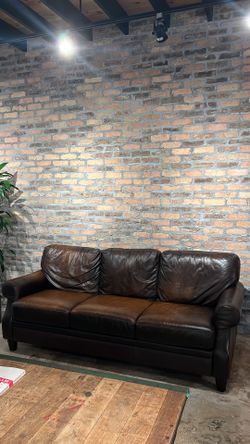 genuine leather sofa