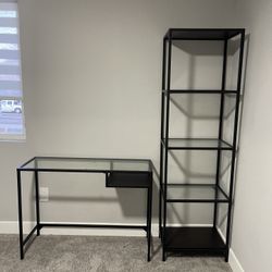 Ikea Desk And Shelf 