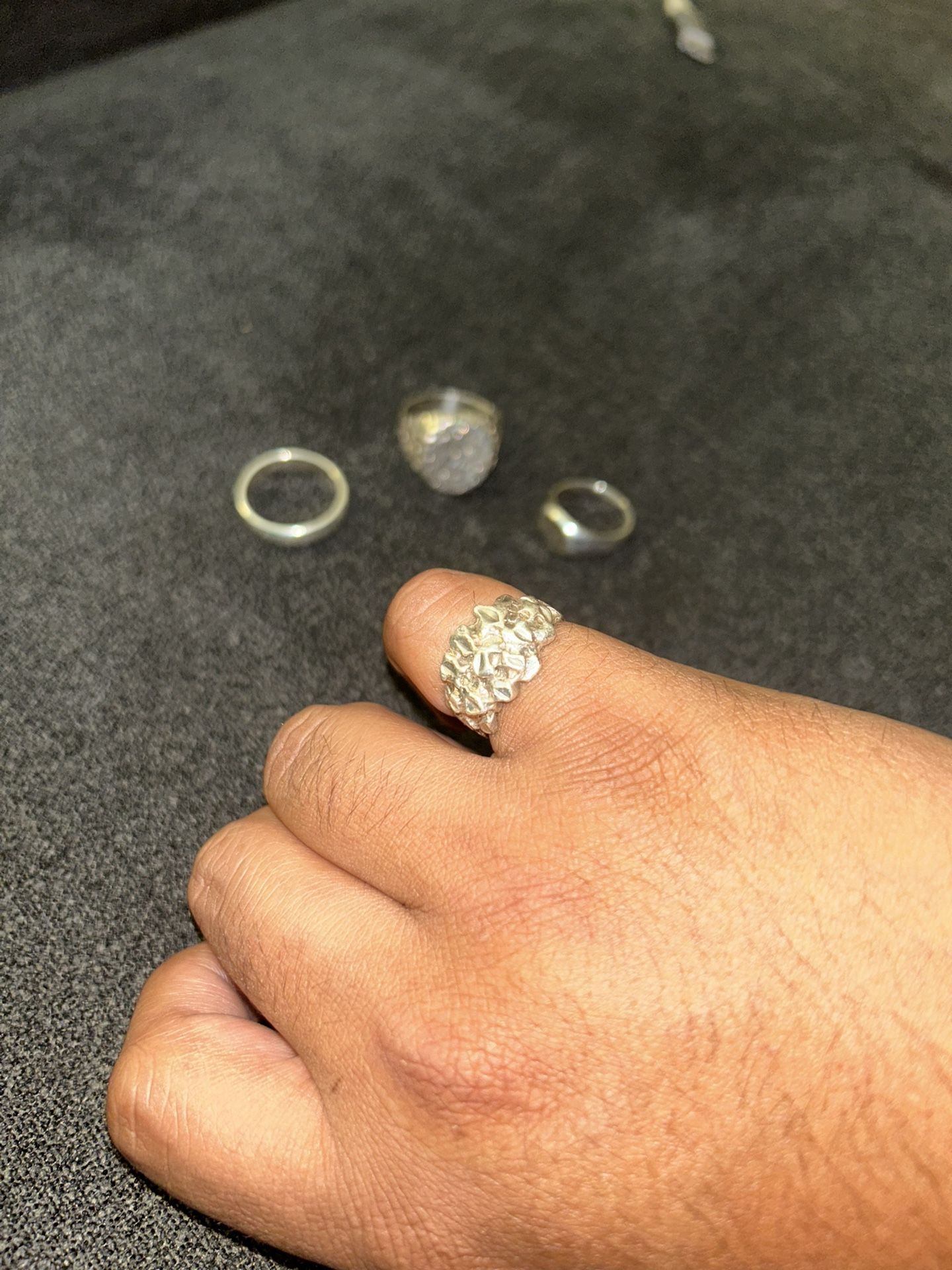 925 Nugget Ring
