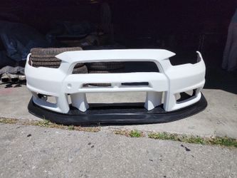 Group A EVO X VRS V1 FRONT BUMPER WITH FIBERGLASS LIP
