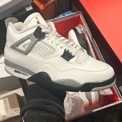 Jordan 4 White Cement 8, 10-13M