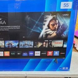Tv 55 $55 Down Takes TVs On Finacing.  Free Delivery 6 Month Warranty.  55” Vizio To Smart 4k Hdtv 