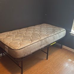 Twin size bed And frame 