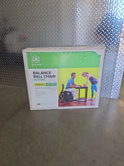 Medicine ball chair